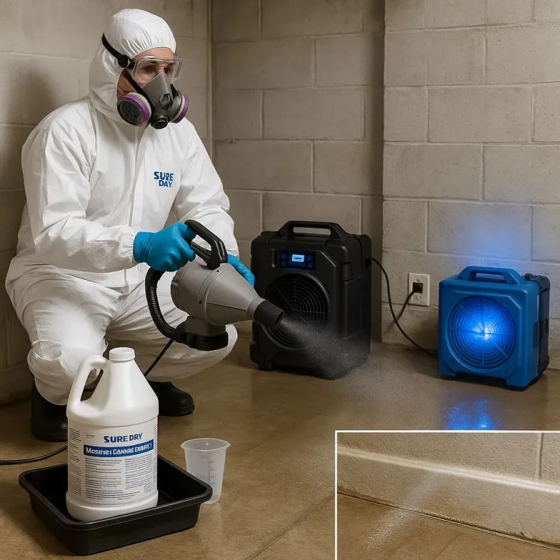 Sanitization and Odor Removal process in Beavercreek, OH